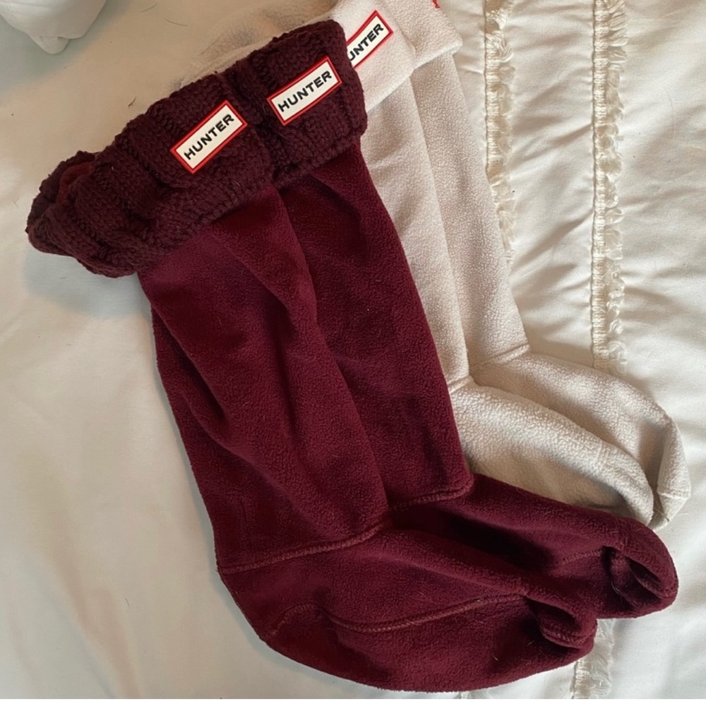 Hunter socks.